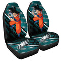 Philadelphia Eagles Car Seat Covers Goku Car Decorations For Fans - Gearcarcover - 3