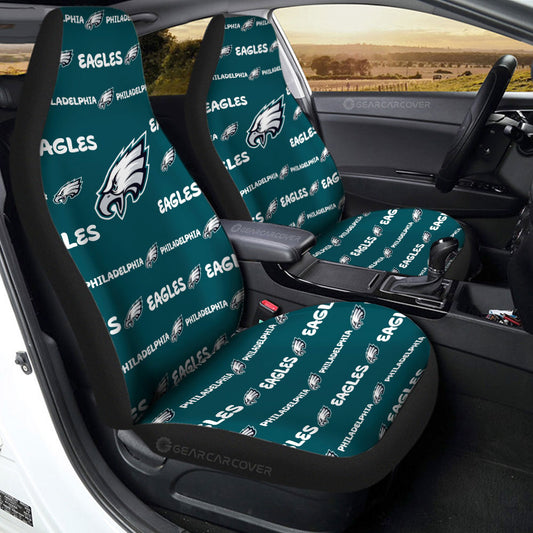 Philadelphia Eagles Car Seat Covers Sporty Team Collection - Gearcarcover - 2