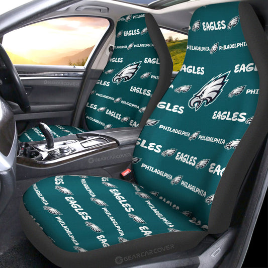 Philadelphia Eagles Car Seat Covers Sporty Team Collection - Gearcarcover - 1