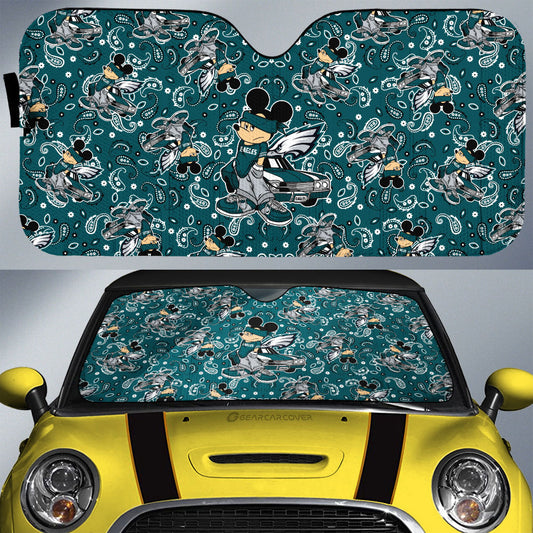 Philadelphia Eagles Car Sunshade Cartoon Theme Collection - Gearcarcover - 1