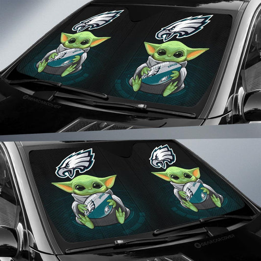 Philadelphia Eagles Car Sunshade Custom Car Accessories For Fan - Gearcarcover - 2