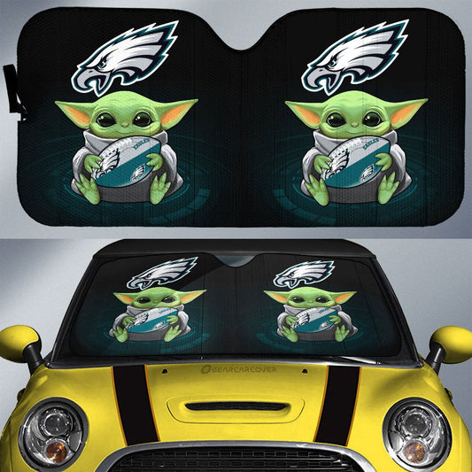 Philadelphia Eagles Car Sunshade Custom Car Accessories For Fan - Gearcarcover - 1