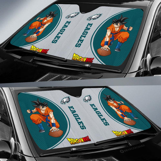 Philadelphia Eagles Car Sunshade Custom Car Accessories For Fans - Gearcarcover - 2