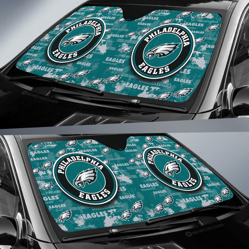 Philadelphia Eagles Car Sunshade Custom Car Accessories - Gearcarcover - 2