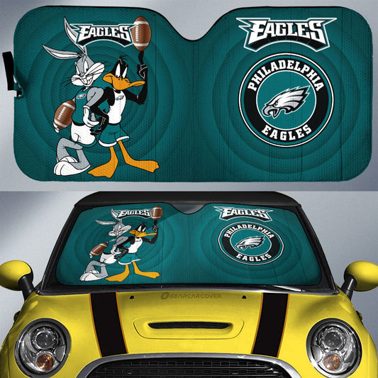 Philadelphia Eagles Car Sunshade Custom Car Accessories - Gearcarcover - 1