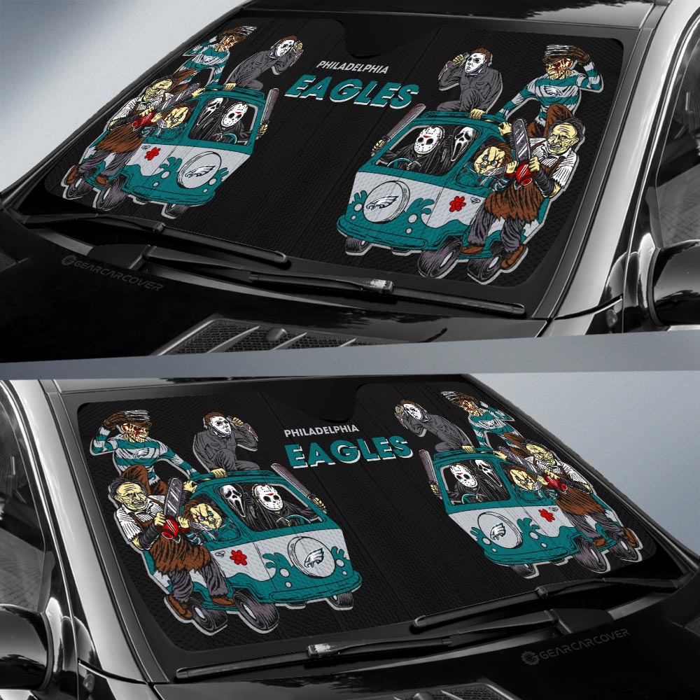 Philadelphia Eagles Car Sunshade Custom Car Accessories - Gearcarcover - 2