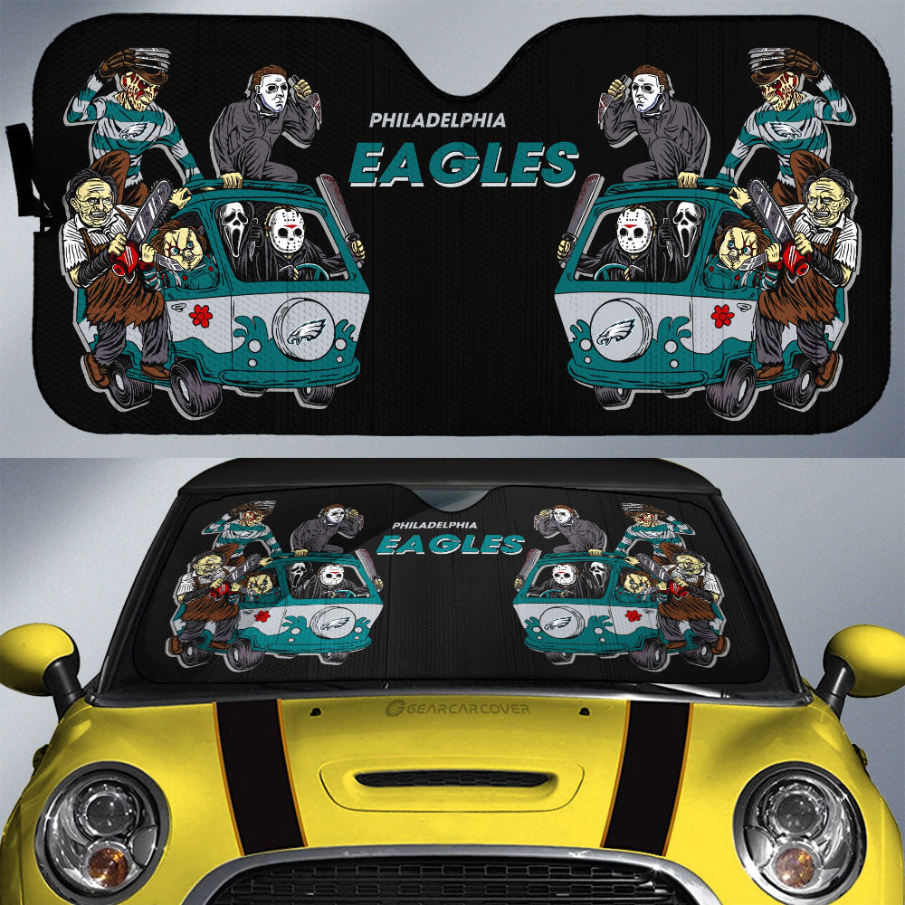 Philadelphia Eagles Car Sunshade Custom Car Accessories - Gearcarcover - 1