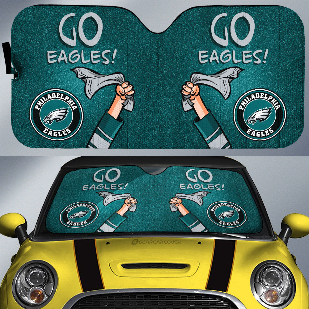 Philadelphia Eagles Car Sunshade Custom Car Accessories - Gearcarcover - 1