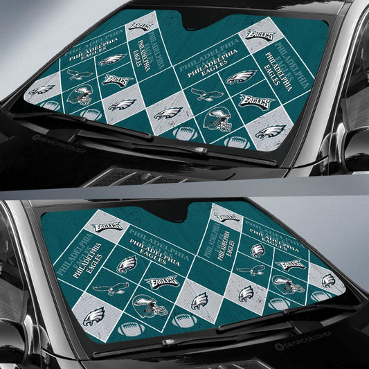 Philadelphia Eagles Car Sunshade Sporty Team Collection - Gearcarcover - 2