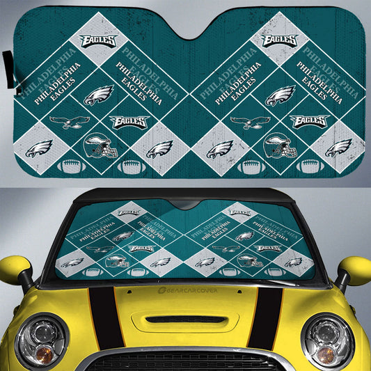 Philadelphia Eagles Car Sunshade Sporty Team Collection - Gearcarcover - 1