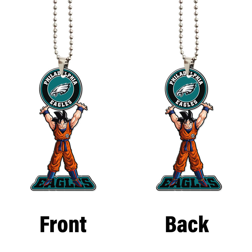 Philadelphia Eagles Ornament Goku Car Accessories - Gearcarcover - 4