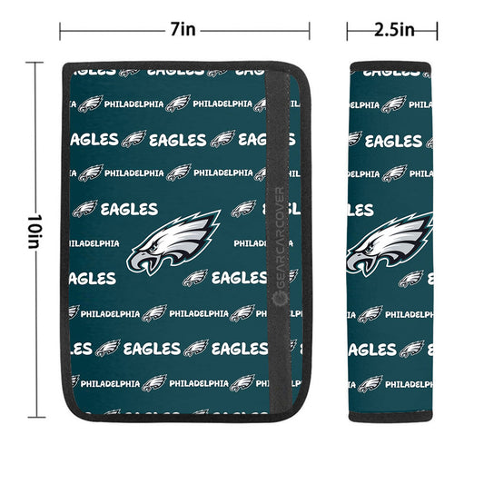 Philadelphia Eagles Seat Belt Covers Sporty Team Collection - Gearcarcover - 1