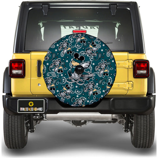 Philadelphia Eagles Spare Tire Covers Camera Hole Cartoon Theme Collection - Gearcarcover - 1