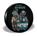 Philadelphia Eagles Spare Tire Covers Horror Characters Car Accessories - Gearcarcover - 3