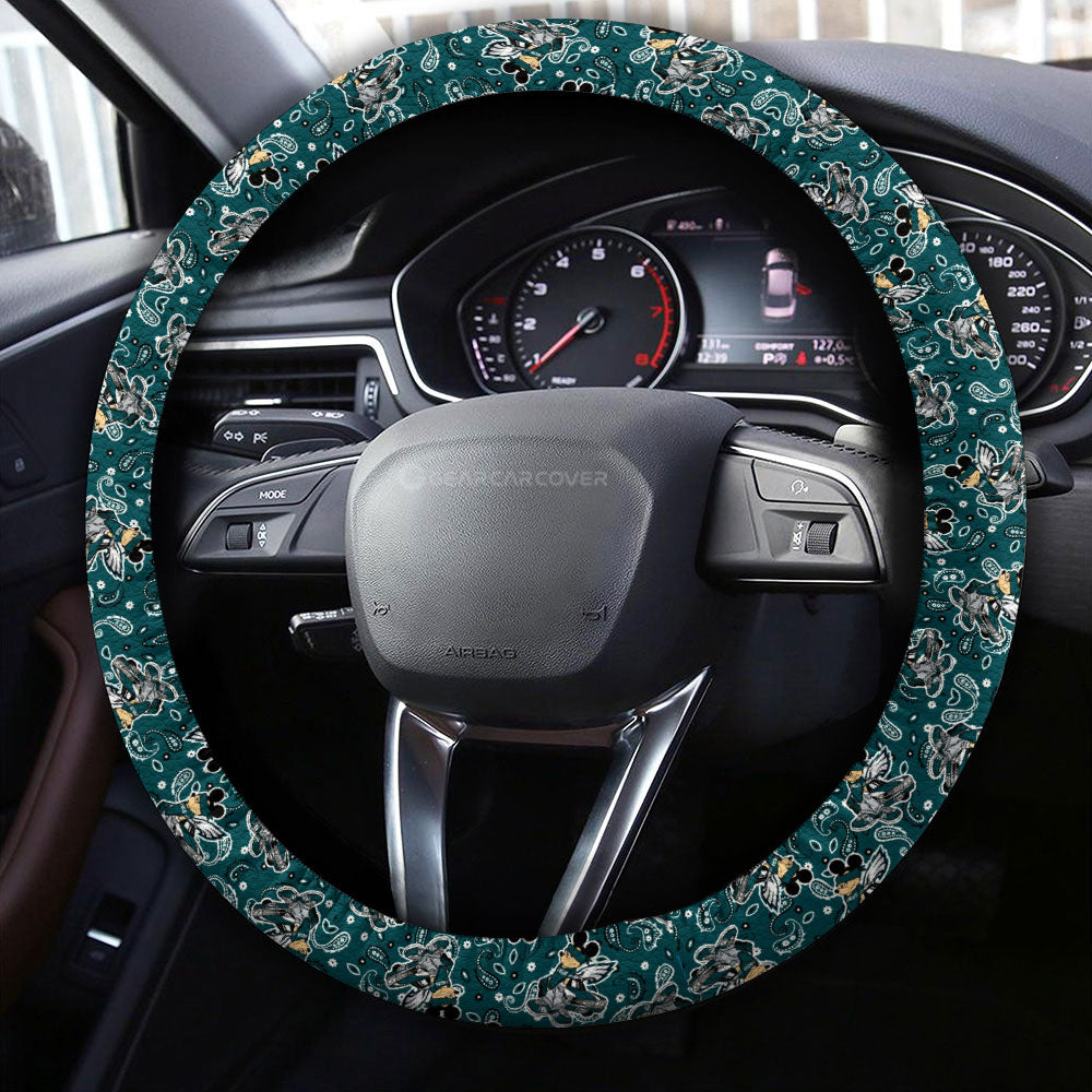 Philadelphia Eagles Steering Wheel Cover Cartoon Theme Collection - Gearcarcover - 4