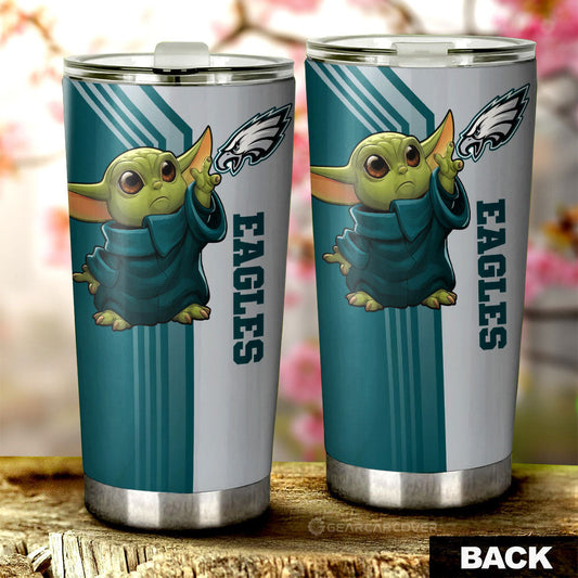 Philadelphia Eagles Tumbler Cup Custom Car Accessories - Gearcarcover - 2