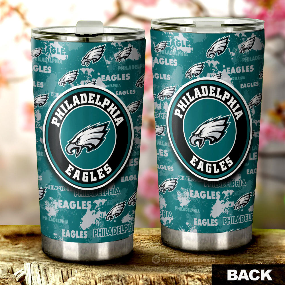 Philadelphia Eagles Tumbler Cup Custom Car Accessories - Gearcarcover - 2