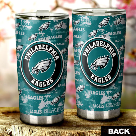 Philadelphia Eagles Tumbler Cup Custom Car Accessories - Gearcarcover - 2