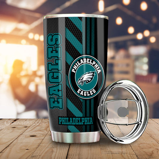 Philadelphia Eagles Tumbler Cup Custom Car Accessories - Gearcarcover - 2