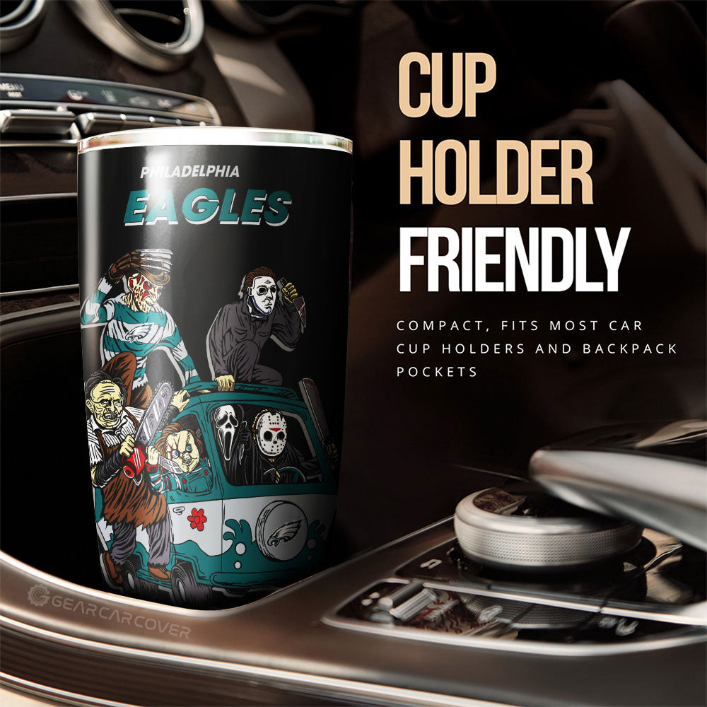 Philadelphia Eagles Tumbler Cup Custom Car Accessories - Gearcarcover - 3
