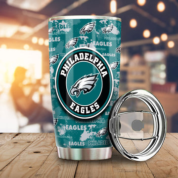 Philadelphia Eagles Tumbler Cup Custom Car Accessories - Gearcarcover - 1