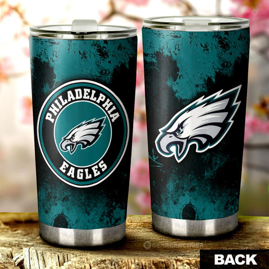Philadelphia Eagles Tumbler Cup Custom Car Accessories - Gearcarcover - 1