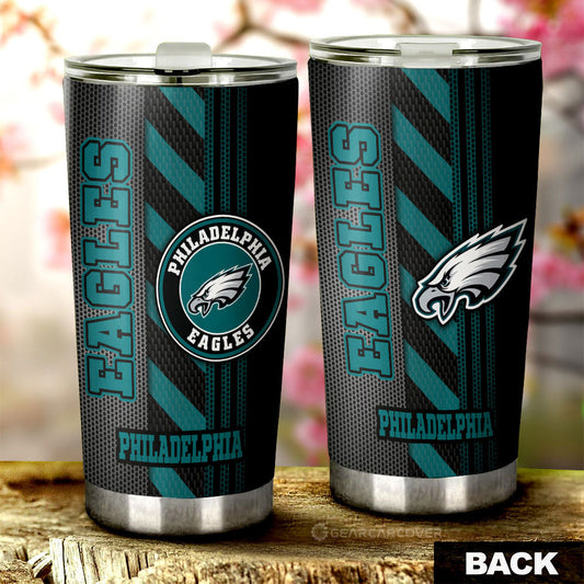 Philadelphia Eagles Tumbler Cup Custom Car Accessories - Gearcarcover - 1