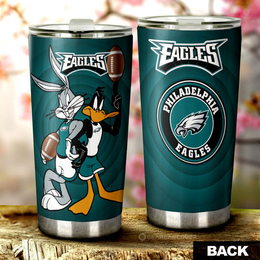 Philadelphia Eagles Tumbler Cup Custom Car Accessories - Gearcarcover - 1
