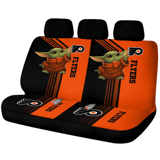 Philadelphia Flyers Car Back Seat Covers Custom Car Accessories - Gearcarcover - 1