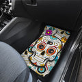 Philadelphia Flyers Car Floor Mats Custom Sugar Skull Car Accessories - Gearcarcover - 3