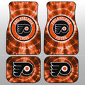 Philadelphia Flyers Car Floor Mats Custom Tie Dye Car Accessories - Gearcarcover - 1