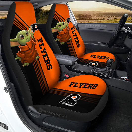 Philadelphia Flyers Car Seat Covers Baby Yoda Car Accessories - Gearcarcover - 2