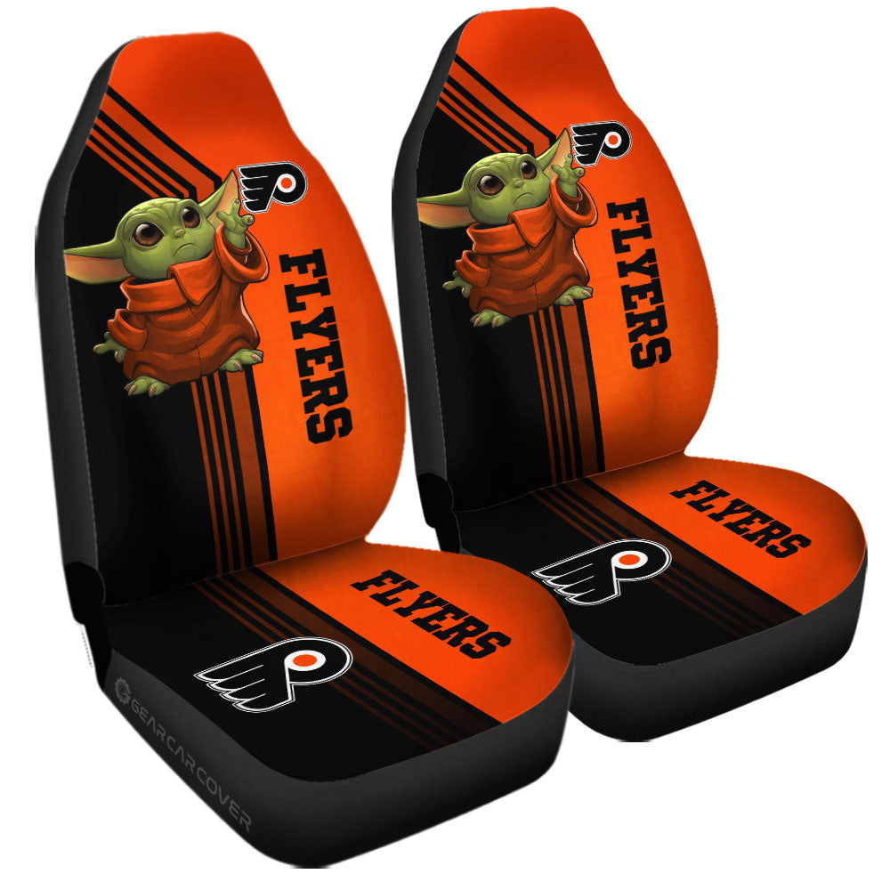 Philadelphia Flyers Car Seat Covers Baby Yoda Car Accessories - Gearcarcover - 3