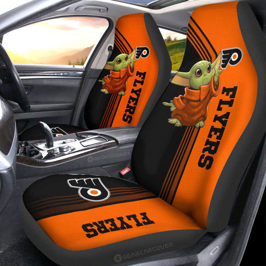 Philadelphia Flyers Car Seat Covers Baby Yoda Car Accessories - Gearcarcover - 1