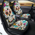 Philadelphia Flyers Car Seat Covers Custom Sugar Skull Car Accessories - Gearcarcover - 2