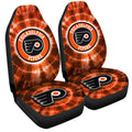 Philadelphia Flyers Car Seat Covers Custom Tie Dye Car Accessories - Gearcarcover - 3