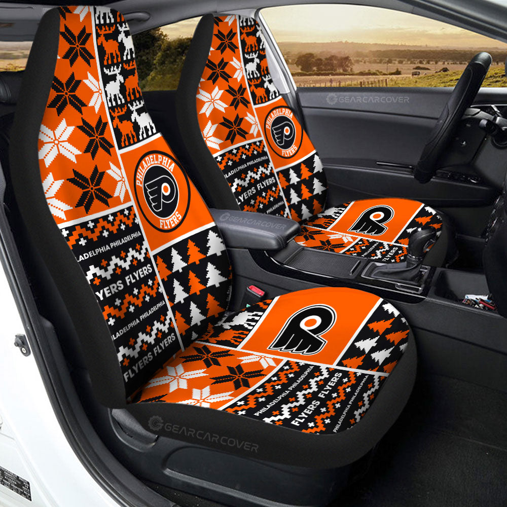 Philadelphia Flyers Car Seat Covers Custom Ugly Style Car Accessories - Gearcarcover - 2