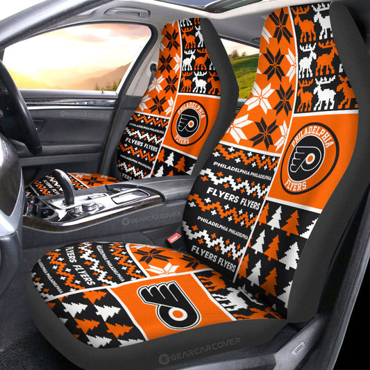 Philadelphia Flyers Car Seat Covers Custom Ugly Style Car Accessories - Gearcarcover - 1