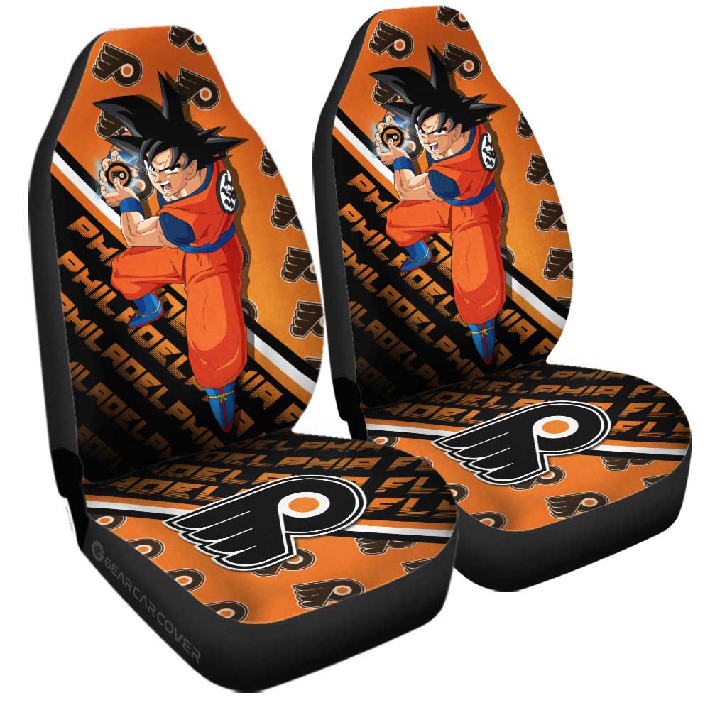 Philadelphia Flyers Car Seat Covers Goku Car Decorations For Fans - Gearcarcover - 3