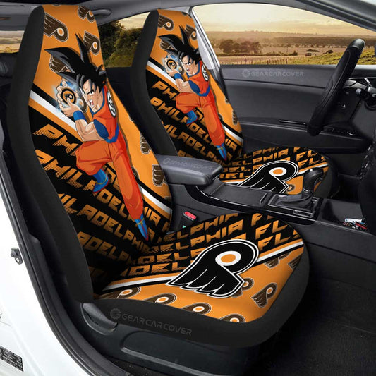 Philadelphia Flyers Car Seat Covers Goku Car Decorations For Fans - Gearcarcover - 1