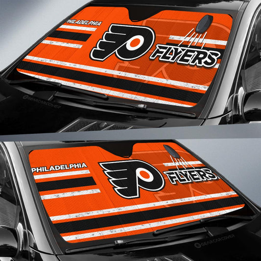 Philadelphia Flyers Car Sunshade Custom Car Accessories - Gearcarcover - 2