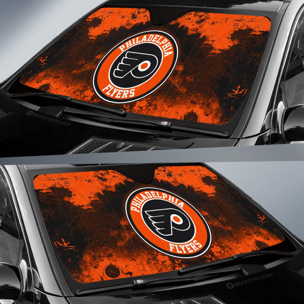 Philadelphia Flyers Car Sunshade Custom Car Accessories - Gearcarcover - 2