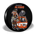 Philadelphia Flyers Spare Tire Covers Horror Characters Car Accessories - Gearcarcover - 3