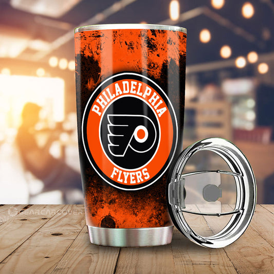 Philadelphia Flyers Tumbler Cup Custom Car Accessories - Gearcarcover - 2