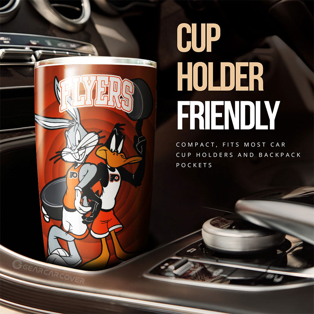Philadelphia Flyers Tumbler Cup Custom Car Accessories - Gearcarcover - 3