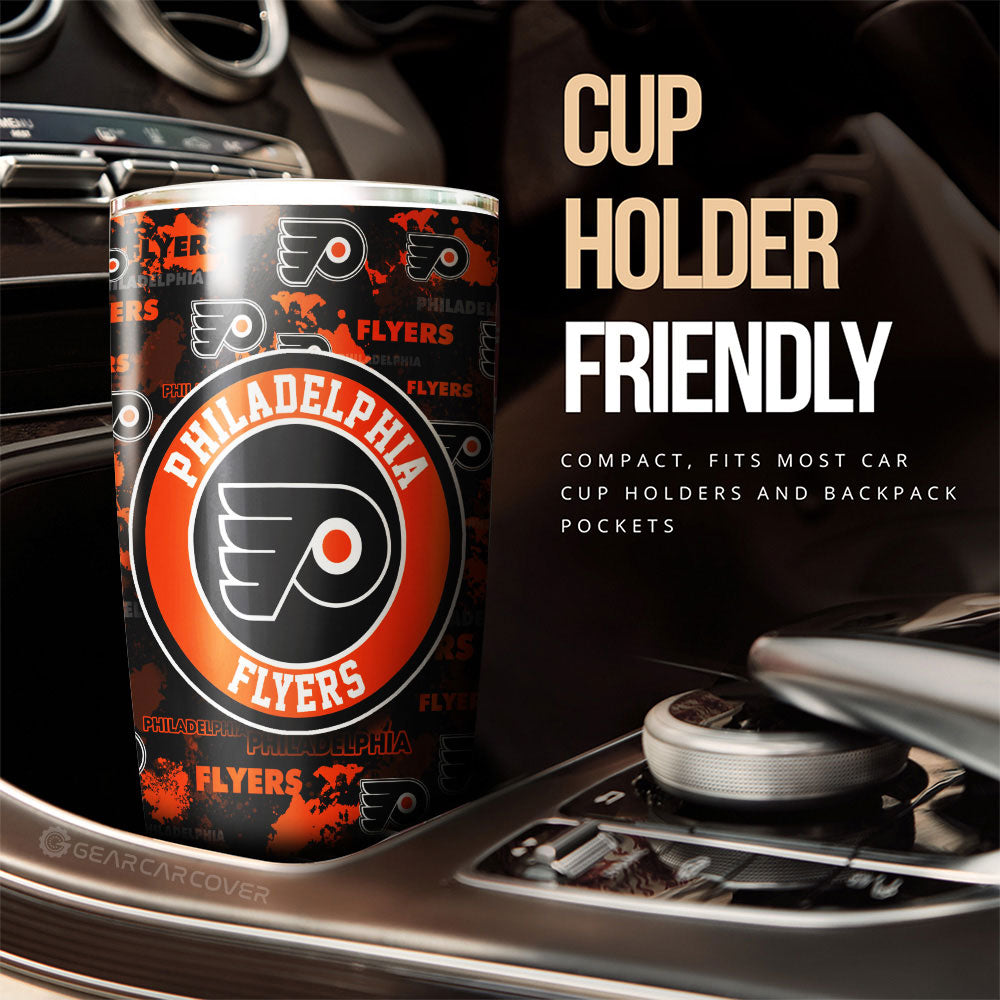 Philadelphia Flyers Tumbler Cup Custom Car Accessories - Gearcarcover - 3