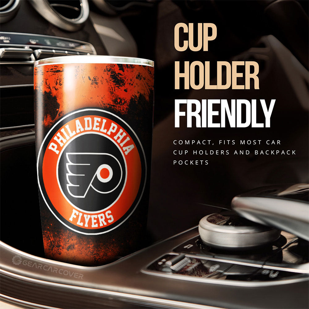 Philadelphia Flyers Tumbler Cup Custom Car Accessories - Gearcarcover - 3