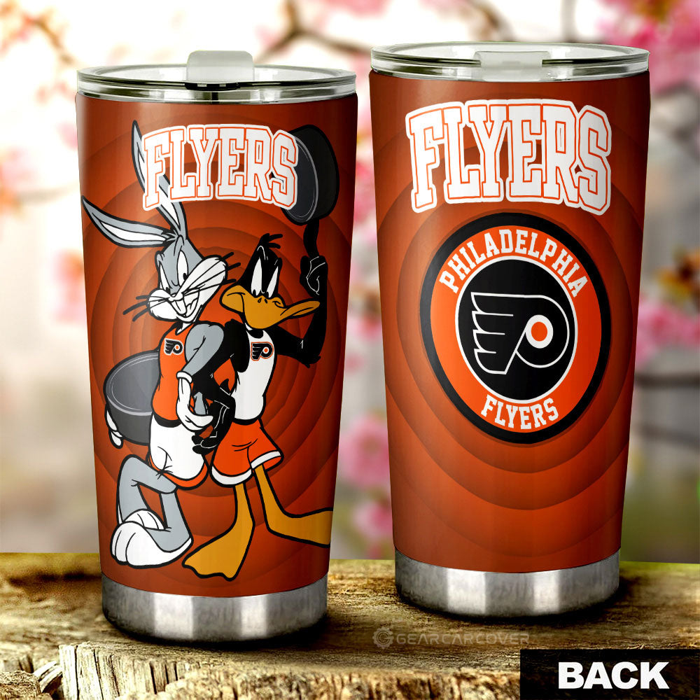 Philadelphia Flyers Tumbler Cup Custom Car Accessories - Gearcarcover - 1