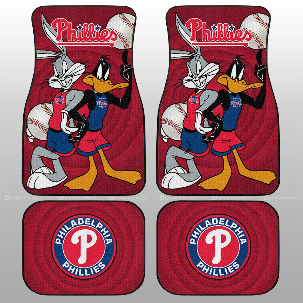 Philadelphia Phillies Car Floor Mats Custom Car Accessories - Gearcarcover - 1