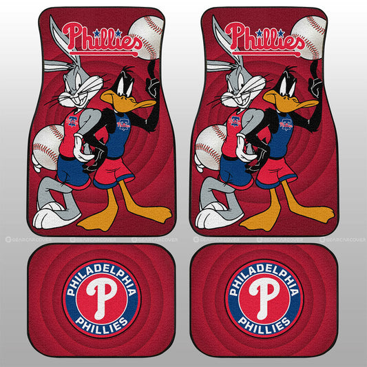 Philadelphia Phillies Car Floor Mats Custom Car Accessories - Gearcarcover - 1